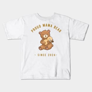 Mama Bear Mum Mummy since 2024 Kids T-Shirt
